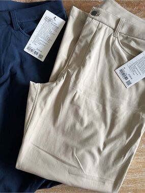 lululemon athletica Navy and Beige Men's Chinos